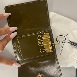 Brandon Blackwood Olive Green Key Wallet